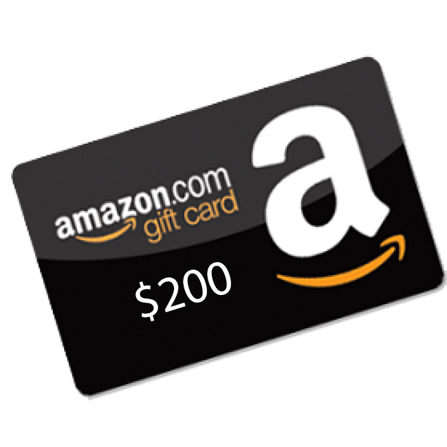 Get a $200 Amazon Gift Card!