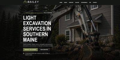 Bailey Land Services Light Excavation in Standish & Southern Maine