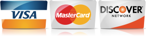 Visa, Mastercard, Discover