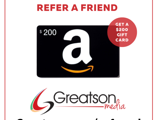 Refer a Friend & you both get a $200 Amazon Gift Card!