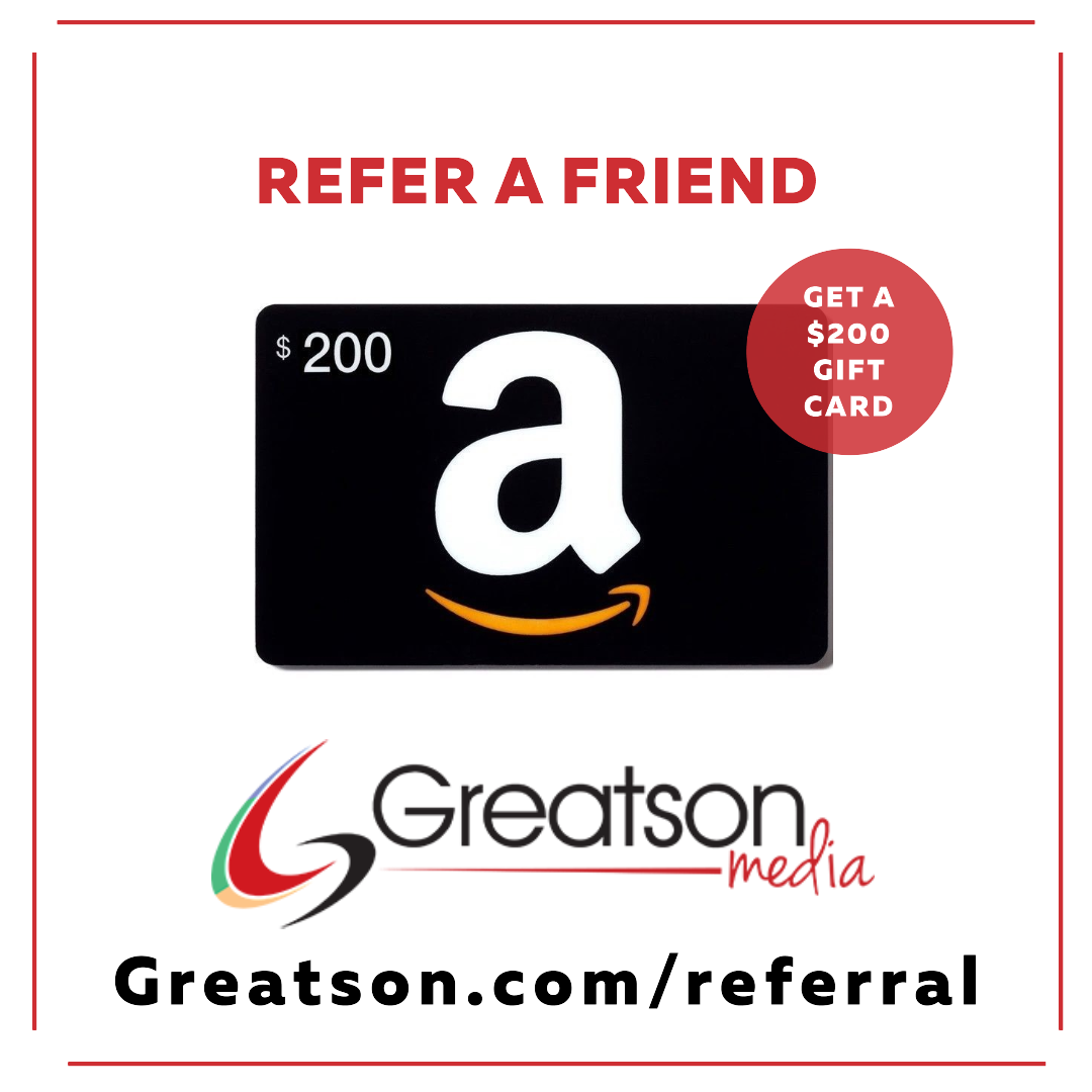 Refer a Friend and Get a $200 Amazon Gift Card!