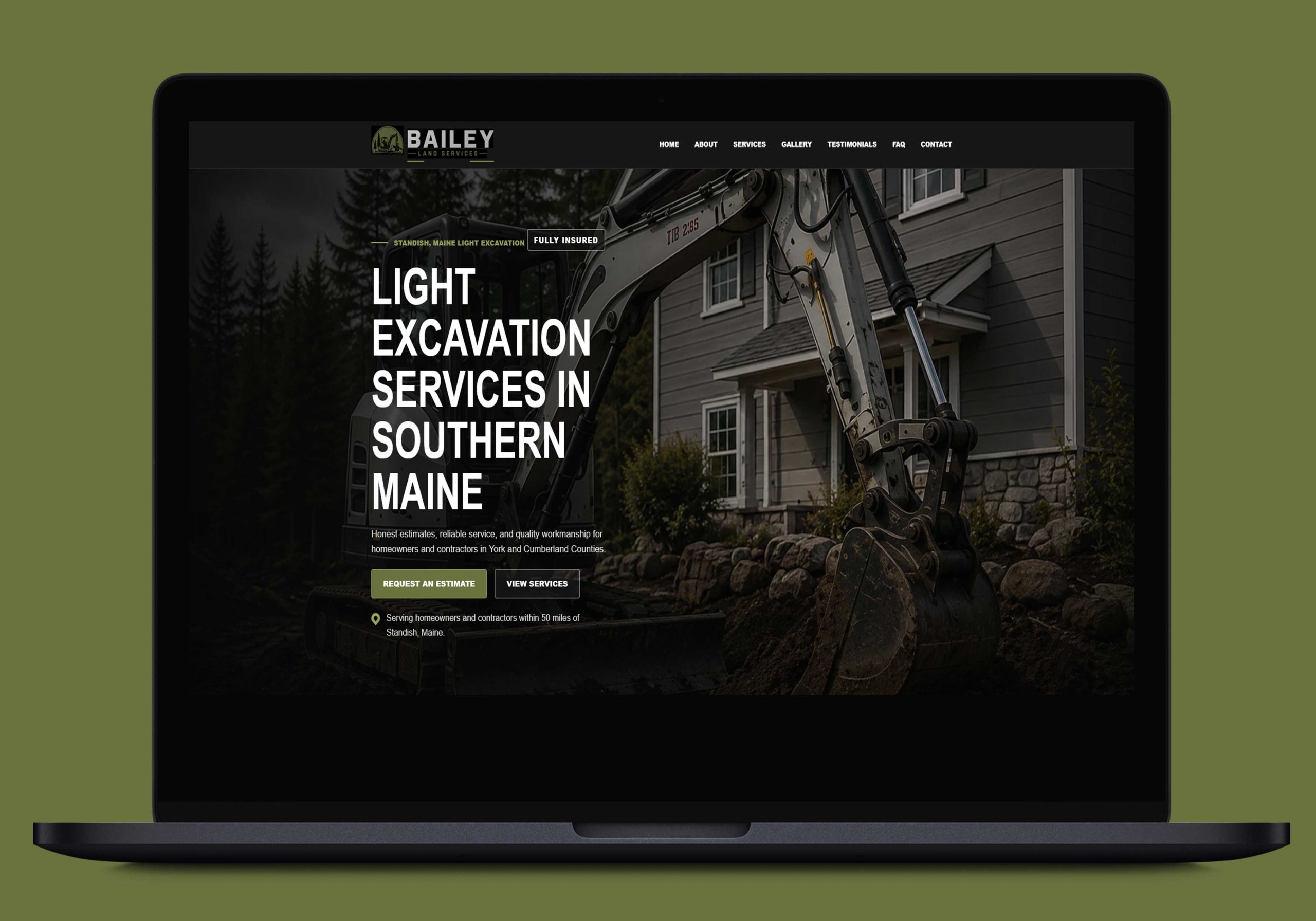 Bailey Land Services Website