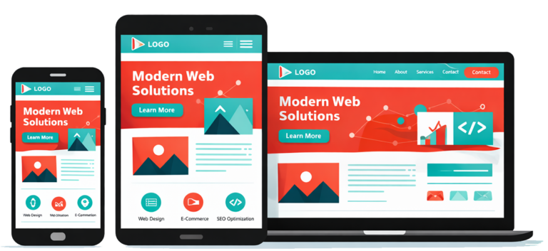 Custom website design for mobile