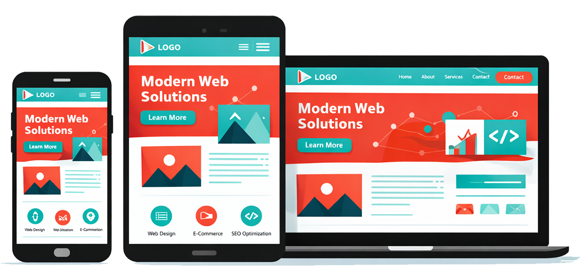 Custom website design for mobile
