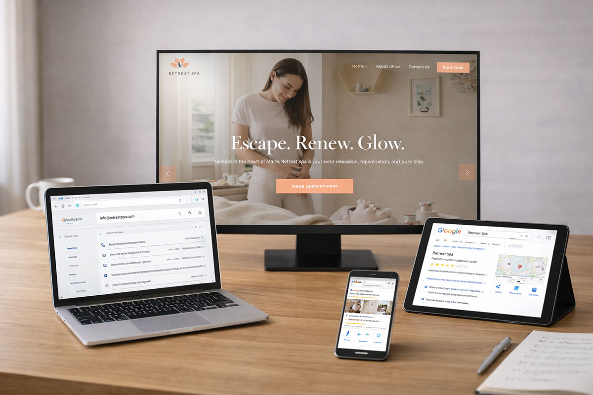 Maine business web design package